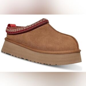 Women's sz 9 Platform Mini Boots Fur Fleece Lined House slippers Anti-Slip